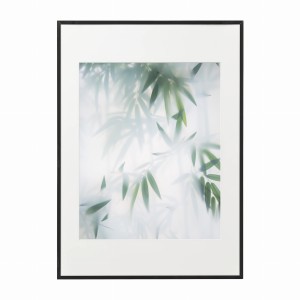 PLAKAT W RAMIE DUŻY - Zamglone liście