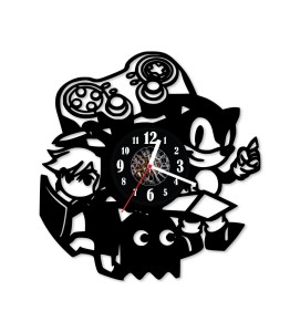 Zegar ścienny z płyty winylowej Sonic 149.13