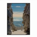 czarna rama 50x70cm i 70x100cm bez passe-partout