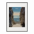 czarna rama 50x70cm i 70x100cm z passe-partout