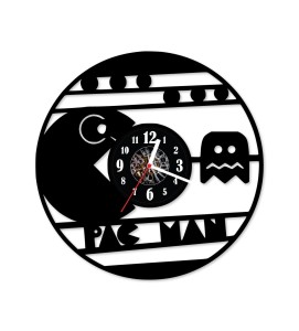 Zegar ścienny z płyty winylowej 155.13 Pacman