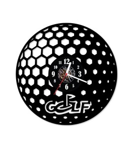 Zegar ścienny z płyty winylowej 191.13 Golf