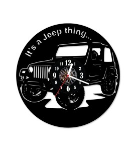 Zegar ścienny z płyty winylowej 208.13 Jeep