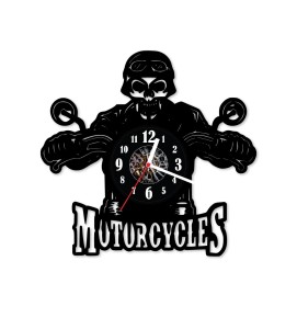 Zegar ścienny z płyty winylowej 211.13 Motorcycles