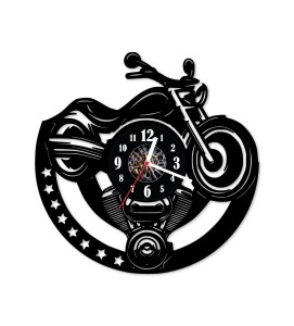 Zegar ścienny z płyty winylowej 212.13 Motorcycles