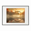 czarna rama 70x50cm i 100x70cm z passe-partout