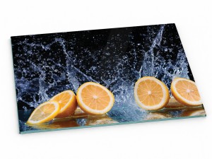 Szklana deska kuchenna do krojenia na prezent 60x20 cm Cytrusy 357c