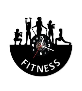 Zegar ścienny z płyty winylowej 246.13 Fitness