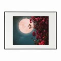 czarna rama 70x50cm i 100x70cm z passe-partout
