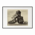 czarna rama 70x50cm i 100x70cm z passe-partout
