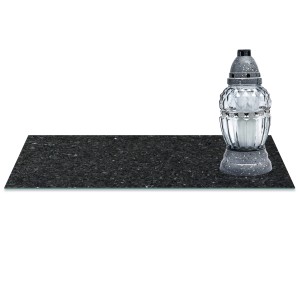 SZKLANA PODSTAWKA POD ZNICZE z dedykacją 60x30cm Asfalt  318d