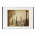 czarna rama 70x50cm i 100x70cm z passe-partout