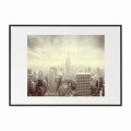 czarna rama 70x50cm i 100x70cm z passe-partout