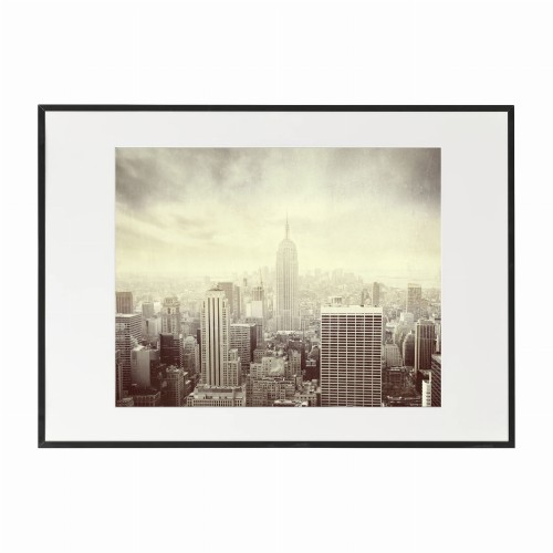 czarna rama 70x50cm i 100x70cm z passe-partout