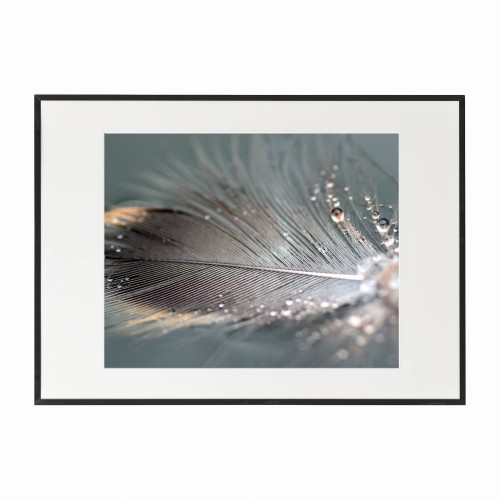 czarna rama 70x50cm i 100x70cm z passe-partout