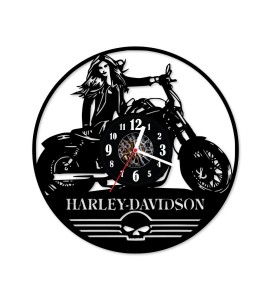 Zegar ścienny z płyty winylowej 282.13 Harley