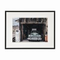 czarna rama 70x50cm i 100x70cm z passe-partout