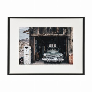 PLAKAT W RAMIE MAŁY - Retro samochód
