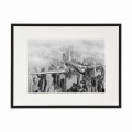 czarna rama 40x30cm i 50x40cm z passe-partout
