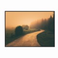 czarna rama 70x50cm i 100x70cm bez passe-partout