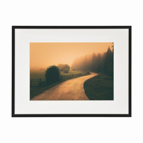 czarna rama 40x30cm i 50x40cm z passe-partout