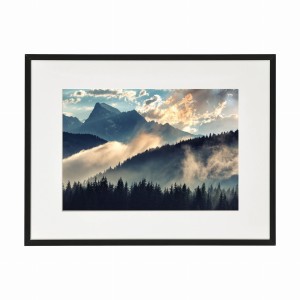 PLAKAT W RAMIE MAŁY - Widok gór
