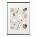 czarna rama 50x70cm i 70x100cm z passe-partout