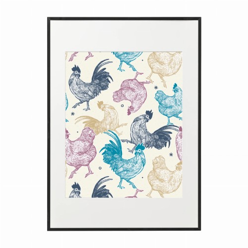 czarna rama 50x70cm i 70x100cm z passe-partout