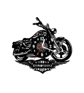 Zegar ścienny z płyty winylowej 340.13 Harley Davidson