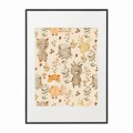 czarna rama 50x70cm i 70x100cm z passe-partout