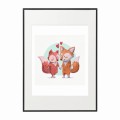 czarna rama 50x70cm i 70x100cm z passe-partout