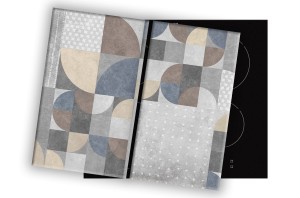 SZKLANA DESKA NA KUCHENKĘ 2x30x52 024C PŁYTKI