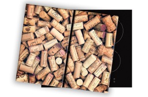 SZKLANA DESKA NA KUCHENKĘ 2x30x52 030C KORKI