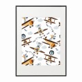 czarna rama 50x70cm i 70x100cm z passe-partout