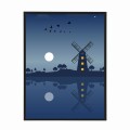 czarna rama 30x40cm i 40x50cm bez passe-partout