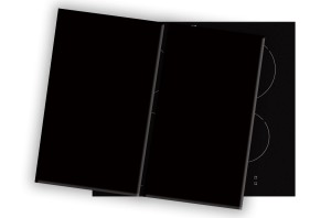SZKLANA DESKA NA KUCHENKĘ 2x30x52 082C CZARNY