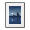 czarna rama 30x40cm i 40x50cm z passe-partout