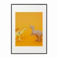 czarna rama 50x70cm i 70x100cm z passe-partout