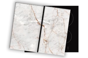 SZKLANA DESKA NA KUCHENKĘ 2x30x52 041C MARMUR