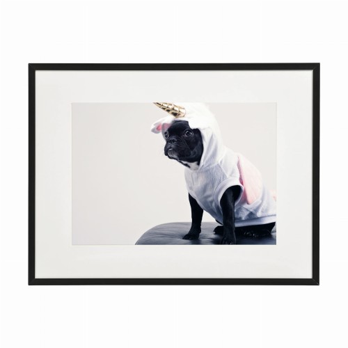 czarna rama 40x30cm i 50x40cm z passe-partout