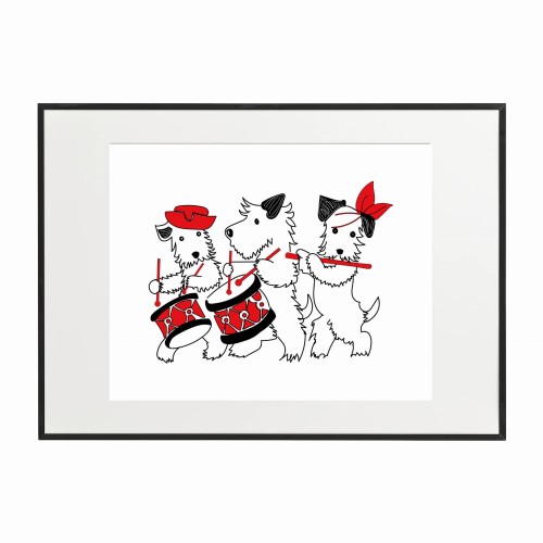 czarna rama 70x50cm i 100x70cm z passe-partout