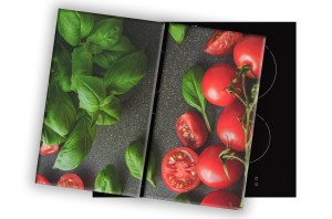 SZKLANA DESKA NA KUCHENKĘ 2x30x52 059C POMIDORY