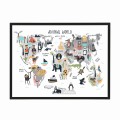 czarna rama 40x30cm i 50x40cm bez passe-partout