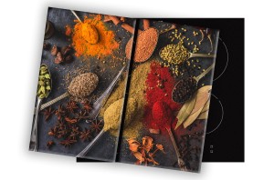 SZKLANA DESKA NA KUCHENKĘ 2x40x52 060D PRZYPRAWY