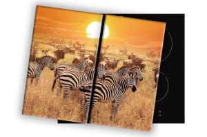 SZKLANA DESKA NA KUCHENKĘ 2x40x52 064D SAFARI