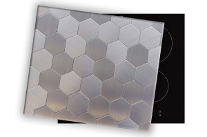 SZKLANA DESKA NA KUCHENKĘ 60x52 067A STAL