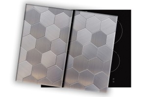 SZKLANA DESKA NA KUCHENKĘ 2x40x52 067D STAL