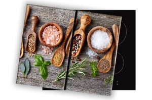 SZKLANA DESKA NA KUCHENKĘ 2x40x52 080D PRZYPRAWY