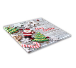 SZKLANA DESKA KUCHENNA 35x35cm - 519g pierniczki