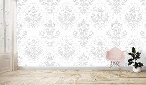FOTOTAPETA - Białe klasyczne wzory